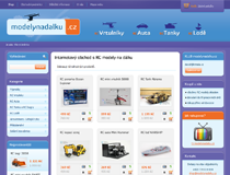 Webdesign Modely na dálku E-shop