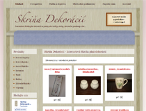 Webdesign Skriňa dekoracií E-shop